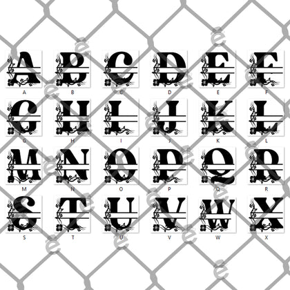 A-Z Monogram PNG SVG