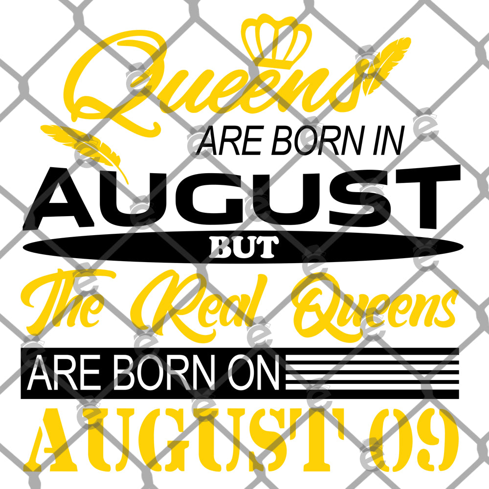 Queens Are Born In PNG SVG