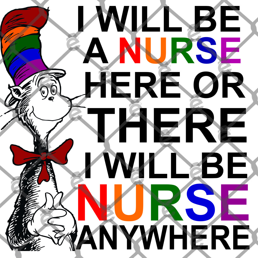 Seuss Nurse PNG SVG