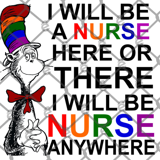 Seuss Nurse PNG SVG