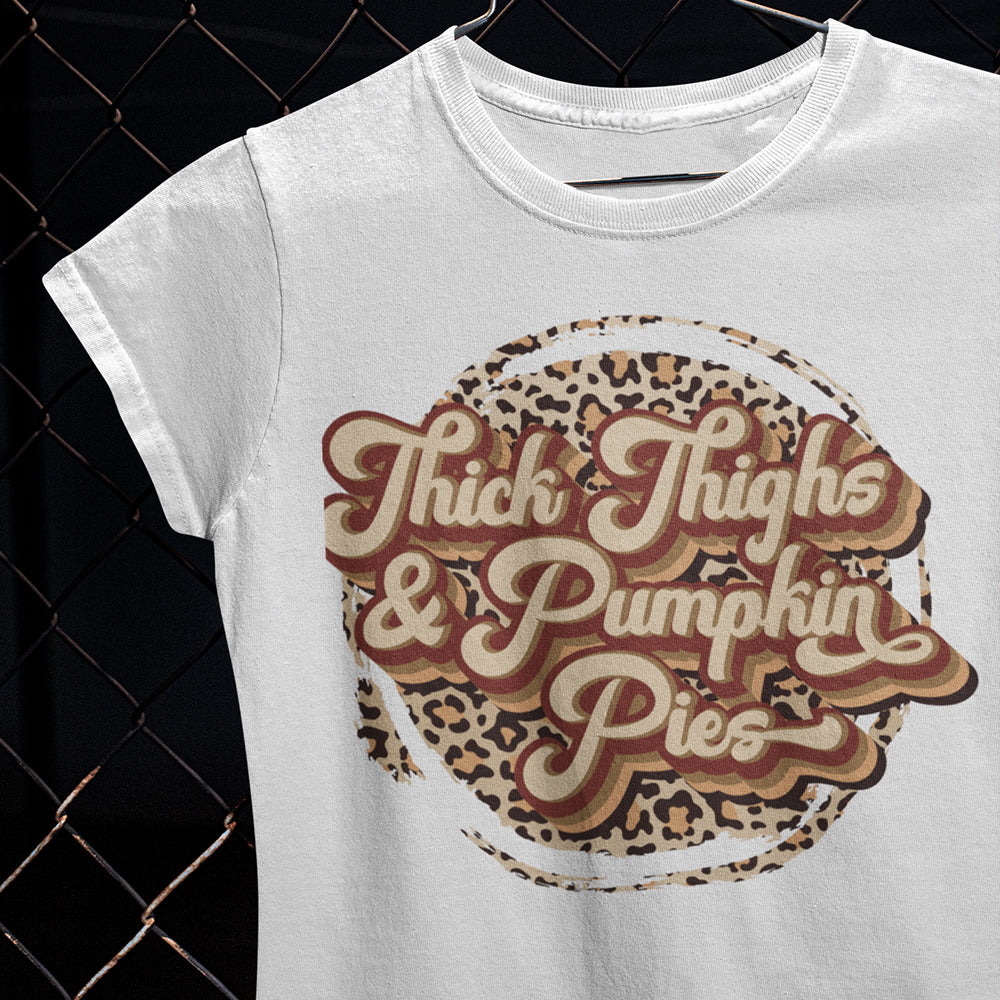 Thick Thighs & Pumpkins Pies Sublimation Transfer