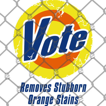 Vote Removes Stubborn Orange Stains PNG SVG