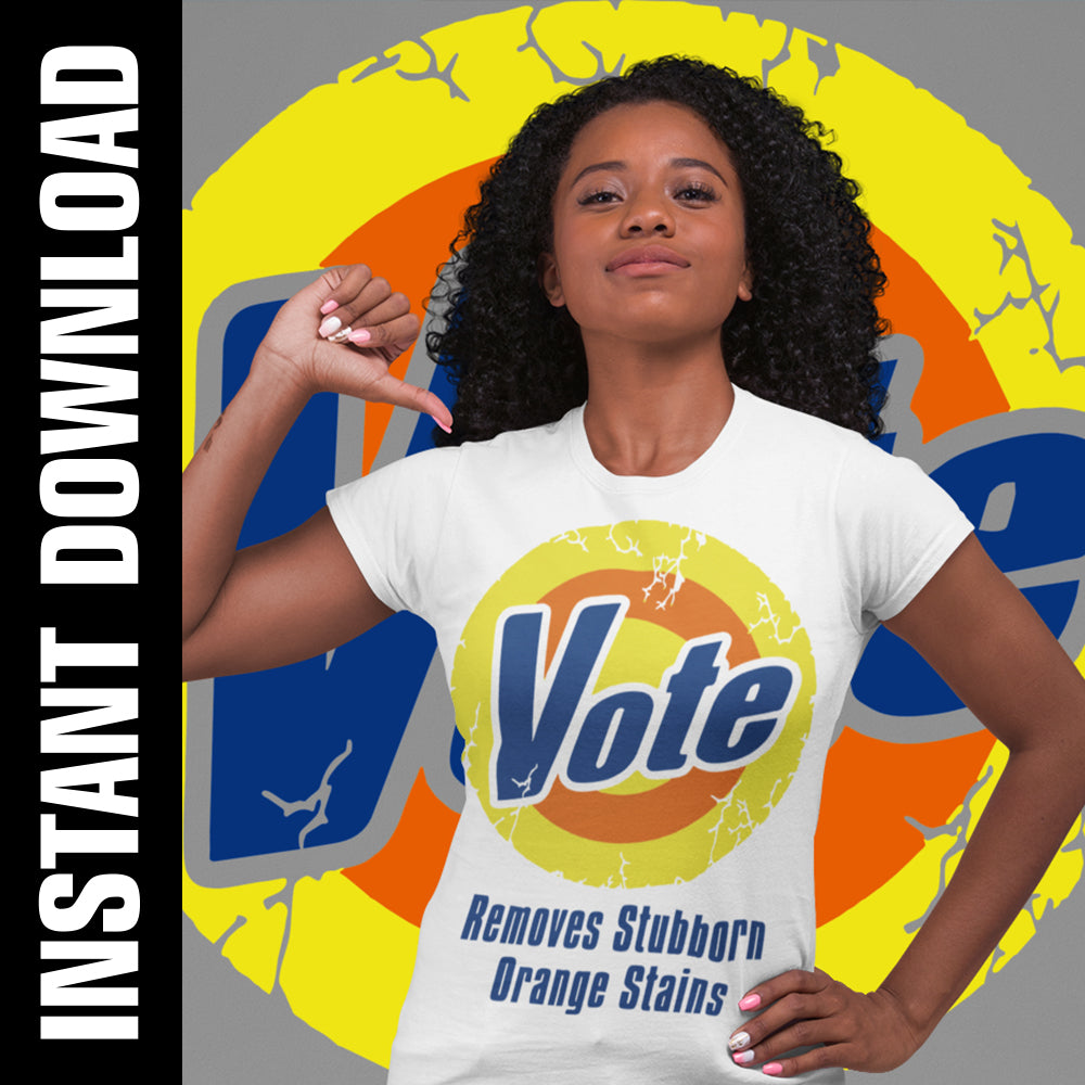 Vote Removes Stubborn Orange Stains PNG SVG