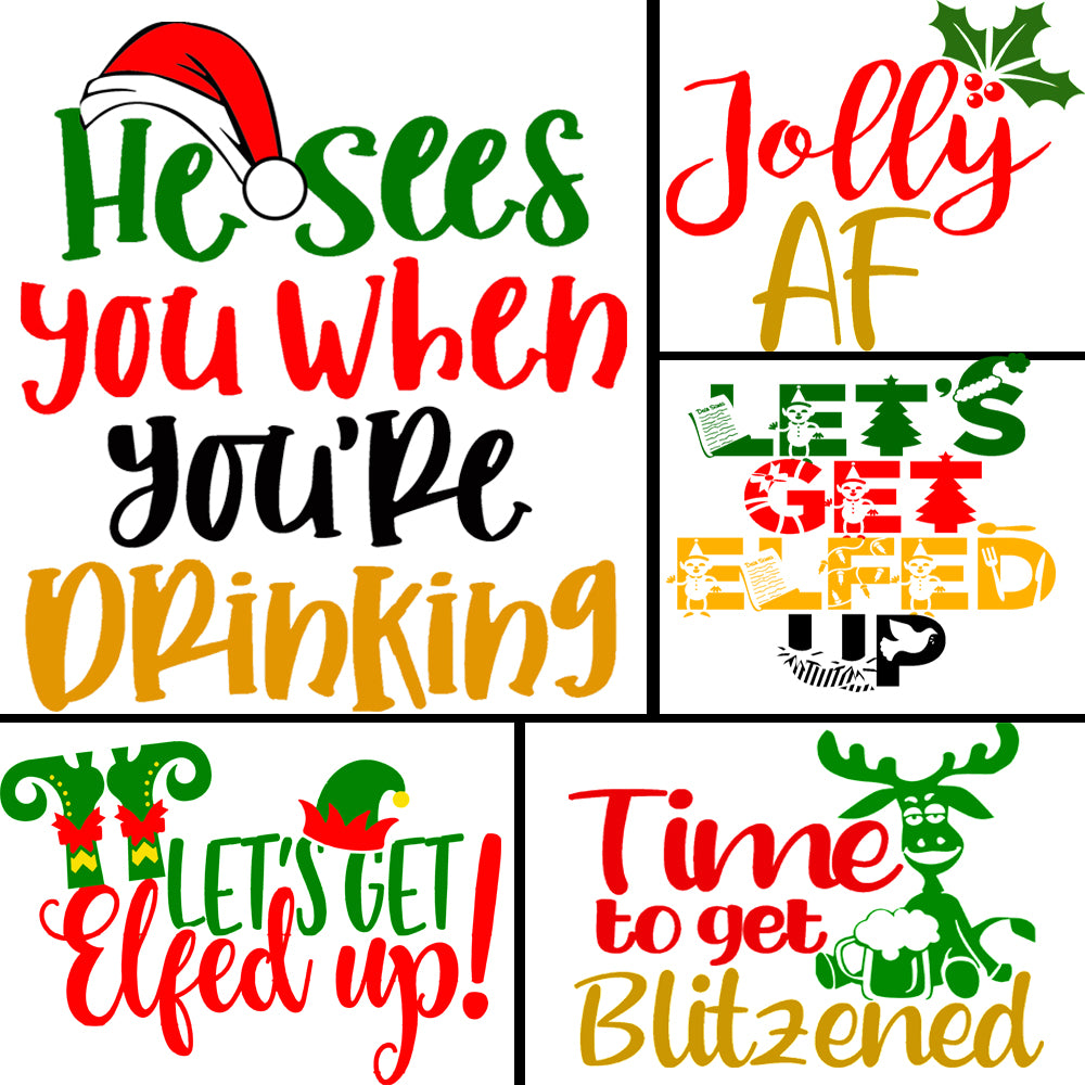 Funny Xmas Bundle PNG SVG