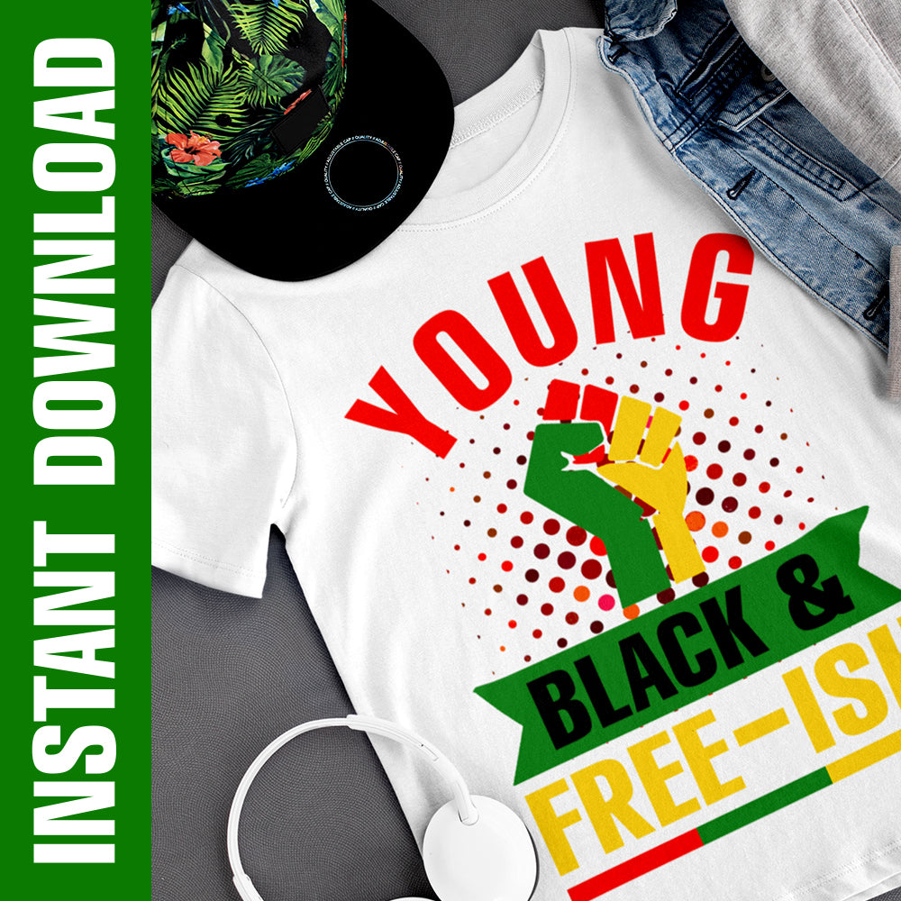 Young Black & Freeish PNG SVG